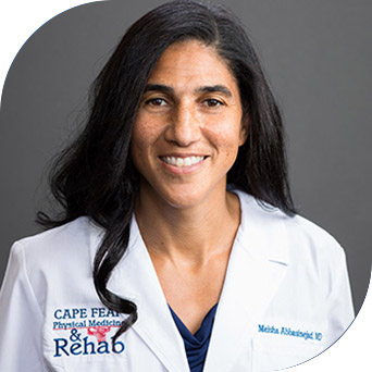 Meet Dr. Meisha K. Abbasinejad, MD at Cape Fear Physical Medicine and Rehab in Fayetteville, NC Meet Dr. Meisha K. Abbasinejad, MD at Cape Fear Physical Medicine and Rehab in Fayetteville, NC