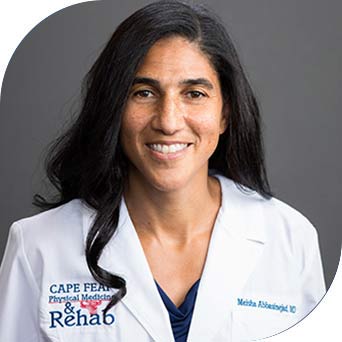 Meet Dr. Meisha K. Abbasinejad, MD at Cape Fear Physical Medicine and Rehab in Fayetteville, NC Meet Dr. Meisha K. Abbasinejad, MD at Cape Fear Physical Medicine and Rehab in Fayetteville, NC